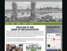 Tablet Screenshot of barnatthebackwoods.com